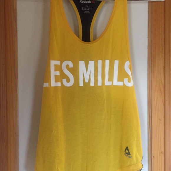 Reebok LES MILLS™ Tank w/ Cordura® Sz S, Yellow - Picture 6 of 8